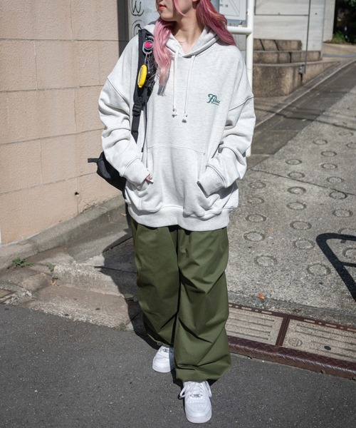 WEGO（ウィゴー）の「WEGO/ヘビーウエイト FACTORYロゴプルパーカー（パーカー・メンズ・ホワイト/ネイビー/オレンジ/オートミール・MEDIUM/LARGE）」の14枚目の写真