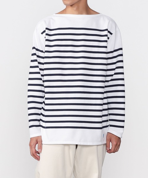 ORCIVAL（オーシバル）の「ORCIVAL | ラッセルフレンチ セーラーTシャツ MEN（Tシャツ/カットソー・メンズ・ベージュ系その他/ブルー系その他6/ブルー系その他5/ブルー系その他・6/4/3/5）」の3枚目の写真