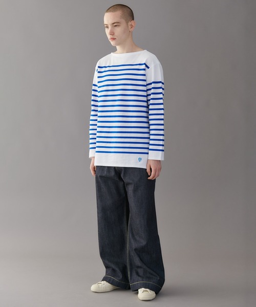 ORCIVAL（オーシバル）の「ORCIVAL | ラッセルフレンチ セーラーTシャツ MEN（Tシャツ/カットソー・メンズ・ベージュ系その他/ブルー系その他6/ブルー系その他5/ブルー系その他・6/4/3/5）」の8枚目の写真