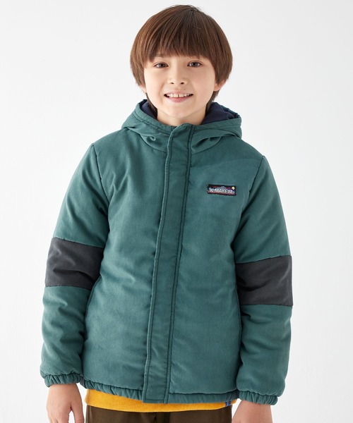 KRIFF MAYER Kid's Collection（クリフメイヤーキッズコレクション）の「起毛タフタ中綿ジャケット（その他アウター・キッズ・ベージュ/ネイビー/カーキ/サックスブルー・120/130/140/150/160/170）」の4枚目の写真