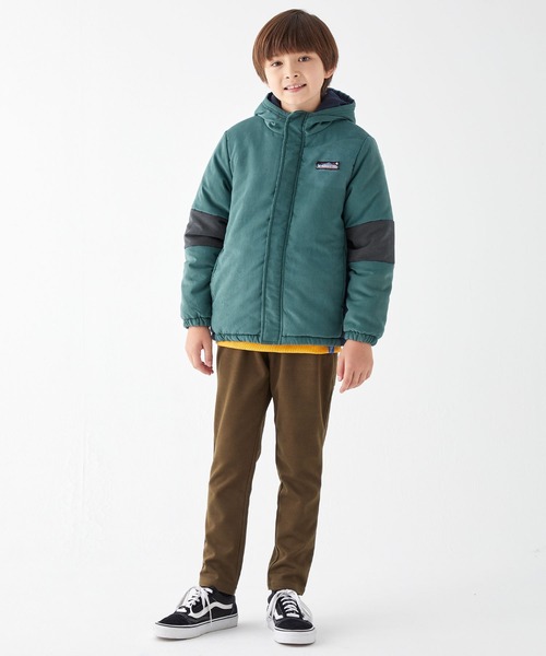 KRIFF MAYER Kid's Collection（クリフメイヤーキッズコレクション）の「起毛タフタ中綿ジャケット（その他アウター・キッズ・ベージュ/ネイビー/カーキ/サックスブルー・120/130/140/150/160/170）」の6枚目の写真