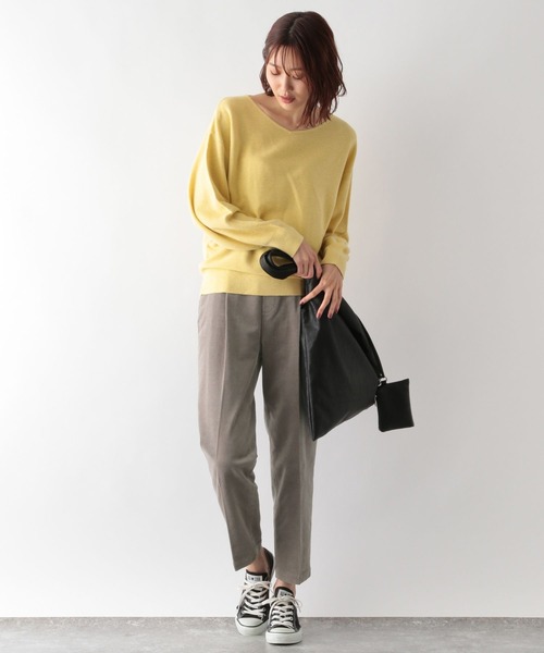 バスアンドボディーワークス セール】ウツクシルエットコーデュロイテーパードパンツ/268965