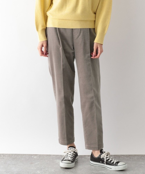 GLOBAL WORK（グローバルワーク）の「ウツクシルエットコーデュロイテーパードパンツ/268965（その他パンツ・レディース・アッシュグレー/オレンジ/ブルー/モカ/スミクロ/グリーン系その他6・SMALL/MEDIUM/LARGE/X-SMALL）」の9枚目の写真