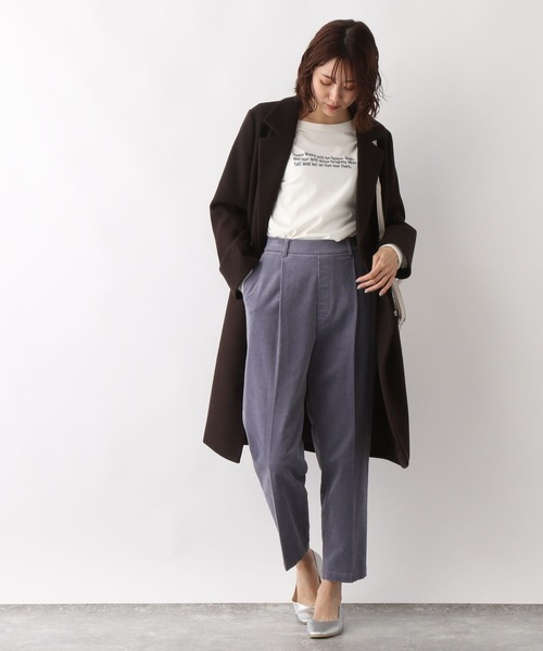 GLOBAL WORK（グローバルワーク）の「ウツクシルエットコーデュロイテーパードパンツ/268965（その他パンツ・レディース・アッシュグレー/オレンジ/ブルー/モカ/スミクロ/グリーン系その他6・SMALL/MEDIUM/LARGE/X-SMALL）」の13枚目の写真