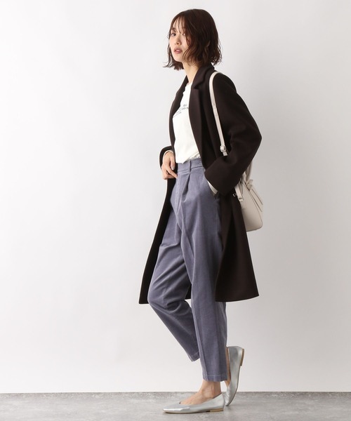 GLOBAL WORK（グローバルワーク）の「ウツクシルエットコーデュロイテーパードパンツ/268965（その他パンツ・レディース・アッシュグレー/オレンジ/ブルー/モカ/スミクロ/グリーン系その他6・SMALL/MEDIUM/LARGE/X-SMALL）」の14枚目の写真