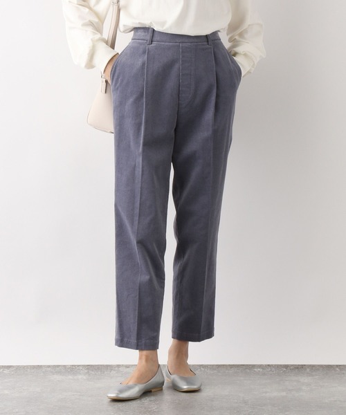 セール】ウツクシルエットコーデュロイテーパードパンツ/268965