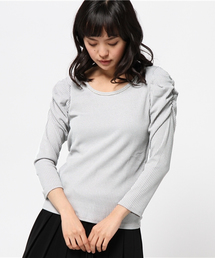 one after another NICE CLAUP | 【ナイスクラップ】リブパワショルパールプルオーバー(Tシャツ/カットソー)