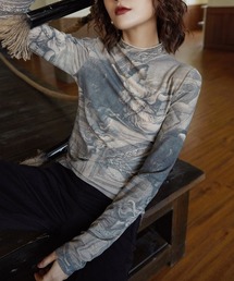 Vipoa（ヴィポア）の「PAINTING DESIGN TOPS（Tシャツ/カットソー）」