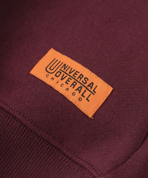 UNIVERSAL OVERALL(ユニバーサルオーバーオール)の「【UNIVERSAL OVERALL/ユニバーサルオーバーオール】ビッグシルエット 【U】パッチ ワンポイント スウェット/長袖トレーナー/裏起毛(スウェット・メンズ・ホワイト/ネイビー/グレー/ワイン・M/L/XL)」の14枚目の写真