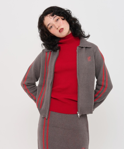 TINA:JOJUN(ティーナジョジュン)の「アンチピリング リブタートルニット TINA:JOJUN(ニット/セーター・レディース・ホワイト/ブラック/ベージュ/ミント/ライトピンク/ホワイト×パープル/クリーム/ブルー/レッド/グリーン/ブラウン/ネイビー/ベビーピンク・M)」の13枚目の写真