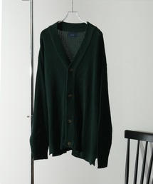 COTTON WAFFLEKNIT OVERSIZED CARDIGAN/コットンワッフルニット オーバーサイズ カーディガン