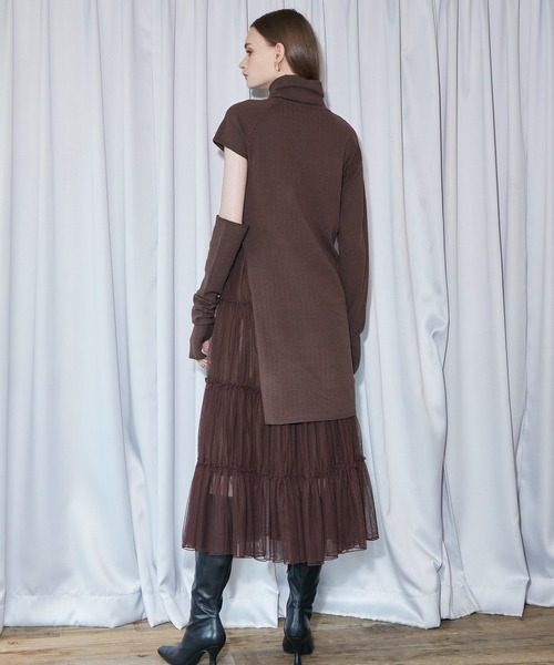 値下げしました！エイミーイストワールチュールスカート eimy ボリュームチュールスカート スカート ティアード