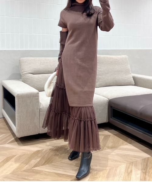 セール】ティアードボリュームチュールスカート（スカート