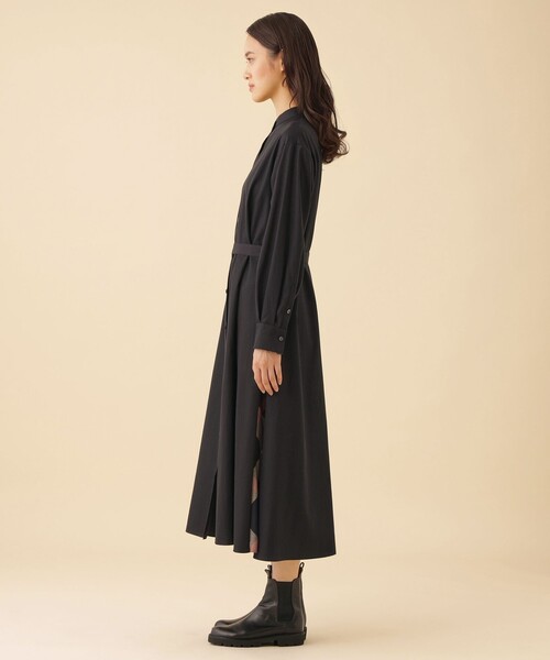 CB CRESTBRIDGE（シービークレストブリッジ）の「サイドチェックワンピース（ワンピース・レディース・ダークネイビー/ベージュ系その他7・M/S）」の4枚目の写真