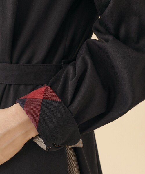 CB CRESTBRIDGE（シービークレストブリッジ）の「サイドチェックワンピース（ワンピース・レディース・ダークネイビー/ベージュ系その他7・M/S）」の8枚目の写真