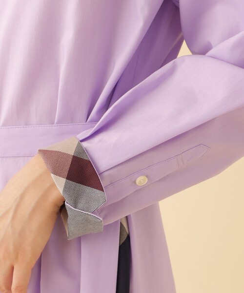 CB CRESTBRIDGE（シービークレストブリッジ）の「サイドチェックワンピース（ワンピース・レディース・ダークネイビー/ベージュ系その他7・M/S）」の15枚目の写真