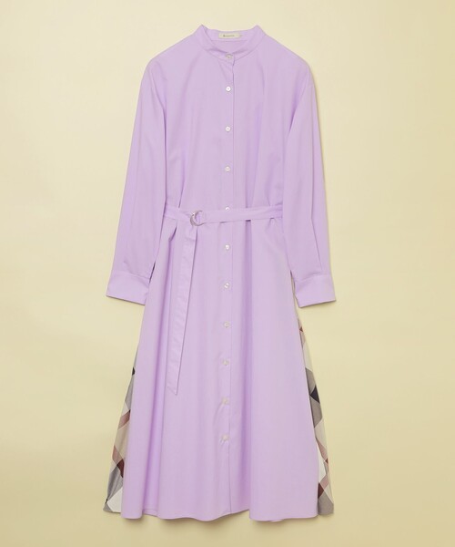 CB CRESTBRIDGE（シービークレストブリッジ）の「サイドチェックワンピース（ワンピース・レディース・ダークネイビー/ベージュ系その他7・M/S）」の16枚目の写真