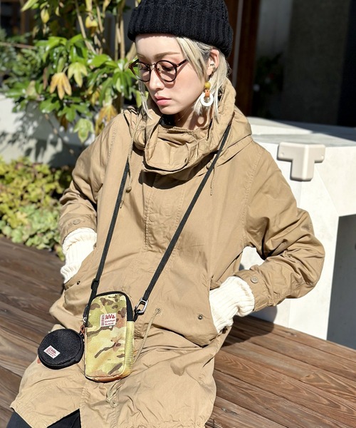 Java（ジャバ）の「《JaVaジャバ コラボ》ミニポーチ付きマルチショルダーバッグ（ショルダーバッグ・レディース・その他1/ブラック/カモフラージュ・ONE SIZE）」の6枚目の写真