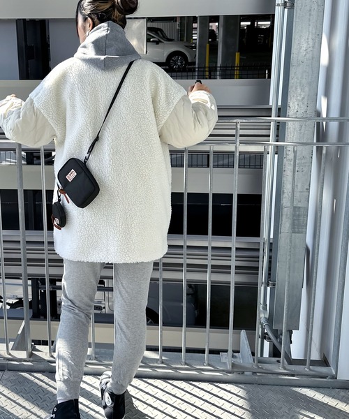 Java（ジャバ）の「《JaVaジャバ コラボ》ミニポーチ付きマルチショルダーバッグ（ショルダーバッグ・レディース・その他1/ブラック/カモフラージュ・ONE SIZE）」の4枚目の写真