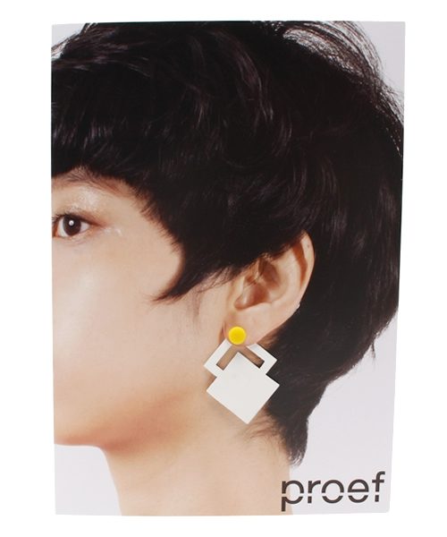 proef(プロエフ)の「proef / PAS-Square イヤリング(イヤリング・レディース・ホワイト/ブラック/ゴールド・FREE)」の5枚目の写真