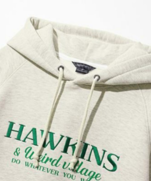WV PROJECT(ダブリューブイプロジェクト)の「WV Project(ダブリューブイプロジェクト)/Hawkins Hood/ホーキンス 刺繍 フード(パーカー・レディース・ネイビー/オートミール/グリーン・L/M)」の4枚目の写真