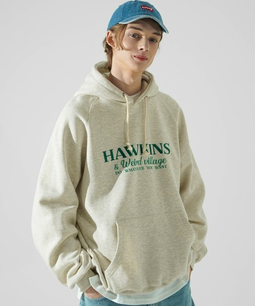 WV PROJECT(ダブリューブイプロジェクト)の「WV Project(ダブリューブイプロジェクト)/Hawkins Hood/ホーキンス 刺繍 フード(パーカー・レディース・ネイビー/オートミール/グリーン・L/M)」の21枚目の写真