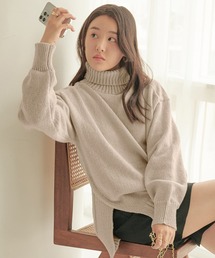スリットニットチュニック
