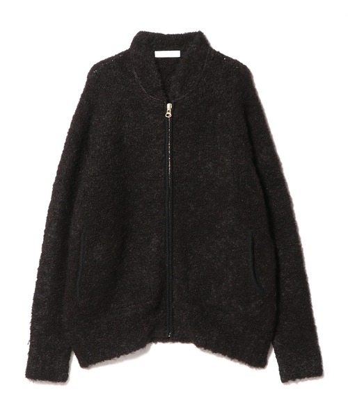 ESTNATION(エストネーション)の「ESTNATION / MA-1 アルパカニットブルゾン(MA-1・メンズ・グレー/ダークブラウン・MEDIUM/LARGE)」の8枚目の写真