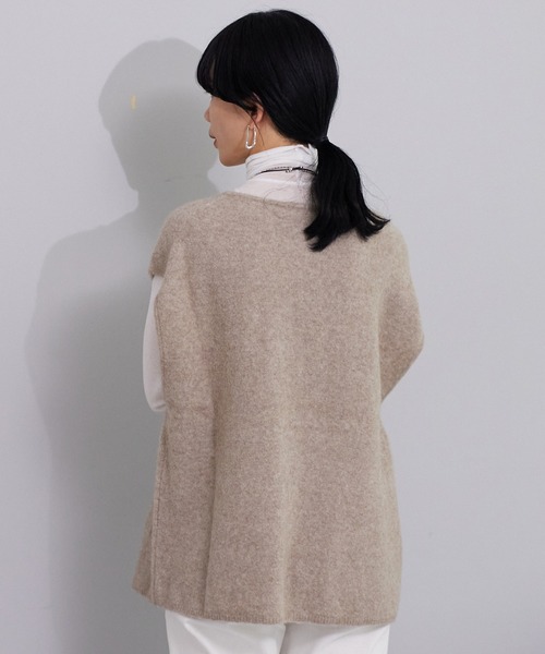 SHENERY（シーナリー）の「シアータートルネックプルオーバー（Tシャツ/カットソー・レディース・ブラック/オフホワイト/オレンジ/イエロー/ブルー/ピンク・FREE）」の8枚目の写真