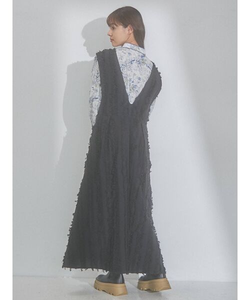 merry jenny（メリージェニー）の「orientalリボンリボンブラウス（シャツ/ブラウス・レディース・グレー/ブルー・FREE）」の5枚目の写真