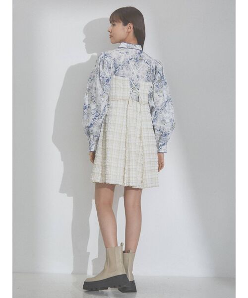 merry jenny（メリージェニー）の「orientalリボンリボンブラウス（シャツ/ブラウス・レディース・グレー/ブルー・FREE）」の14枚目の写真