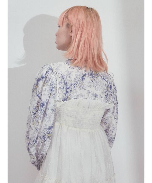 merry jenny（メリージェニー）の「orientalリボンリボンブラウス（シャツ/ブラウス・レディース・グレー/ブルー・FREE）」の21枚目の写真