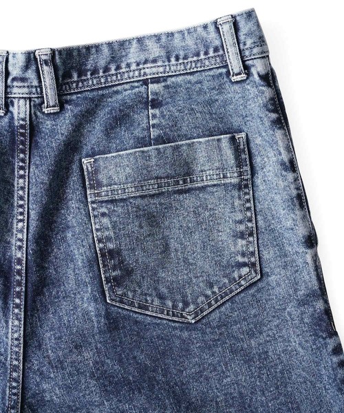 SHAREEF(シャリーフ)の「12OZ DENIM OVER WEST PANTS(デニムパンツ・メンズ・ケミカルウォッシュ/ブラック系その他/インディゴブルー・3/2/1)」の18枚目の写真