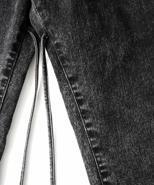 SHAREEF(シャリーフ)の「12OZ DENIM OVER WEST PANTS(デニムパンツ・メンズ・ケミカルウォッシュ/ブラック系その他/インディゴブルー・3/2/1)」の21枚目の写真