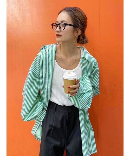 Ungrid（アングリッド）の「ラウンドフレーム伊達メガネ（メガネ・レディース・ブラウン/ブラック・FREE）」の11枚目の写真