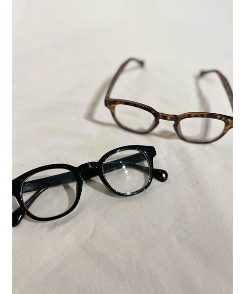 Ungrid（アングリッド）の「ラウンドフレーム伊達メガネ（メガネ・レディース・ブラウン/ブラック・FREE）」の16枚目の写真