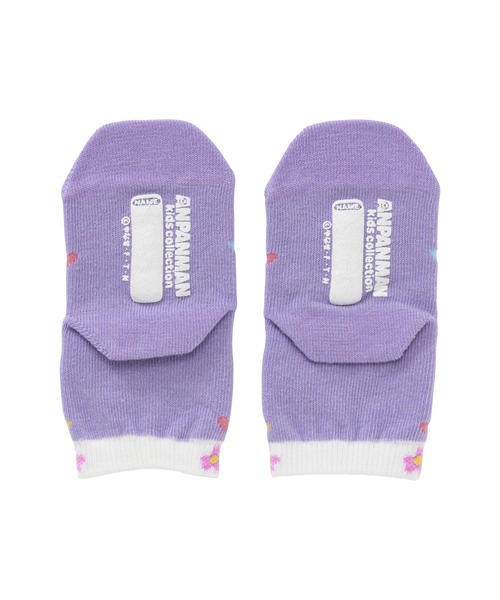 ANPANMAN KIDS COLLECTION（アンパンマンキッズコレクション）の「いっしょにはこうドキンちゃん コキンちゃんソックス（ソックス/靴下・キッズ・サーモンピンク/ラベンダー・15-17cm/13-15cm/11-13cm）」の4枚目の写真