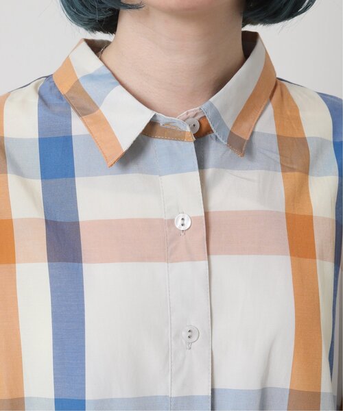 RAY CASSIN（レイカズン）の「ビックチェックシャツワンピース（シャツワンピース・レディース・イエロー/ピンク/ブルー・FREE）」の8枚目の写真