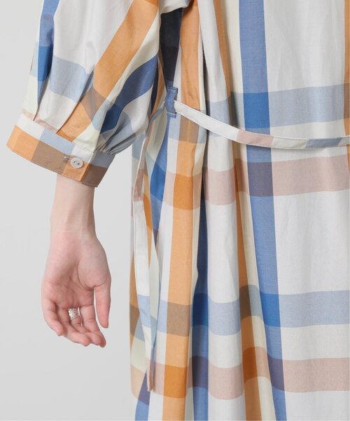 RAY CASSIN（レイカズン）の「ビックチェックシャツワンピース（シャツワンピース・レディース・イエロー/ピンク/ブルー・FREE）」の6枚目の写真