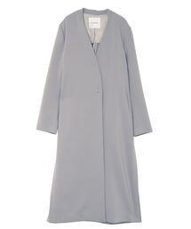 LAGUNAMOON | フレアヨークノーカラーコート(ノーカラーコート)