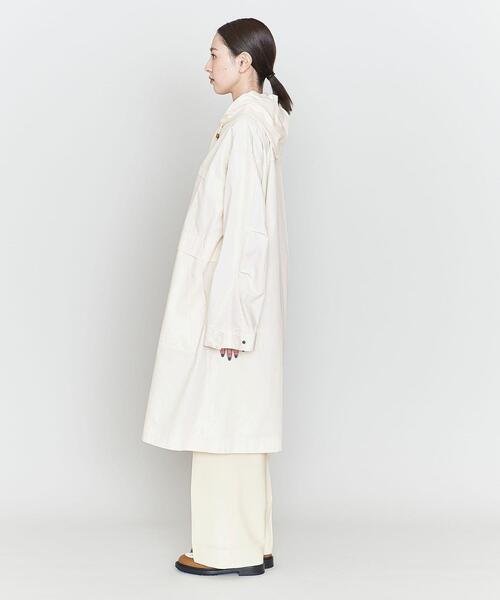 ASTRAET（アストラット）の「＜ASTRAET＞コットン ツイル フーデッドコート（モッズコート・レディース・オフホワイト・FREE）」の5枚目の写真