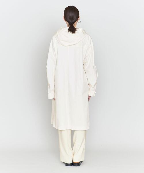 ASTRAET（アストラット）の「＜ASTRAET＞コットン ツイル フーデッドコート（モッズコート・レディース・オフホワイト・FREE）」の6枚目の写真