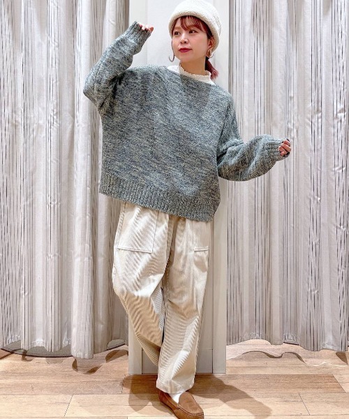 新品❤️CPG❤️プルオーバー studio CLIP（スタディオクリップ）の「3ゲージミックスヤーンボート