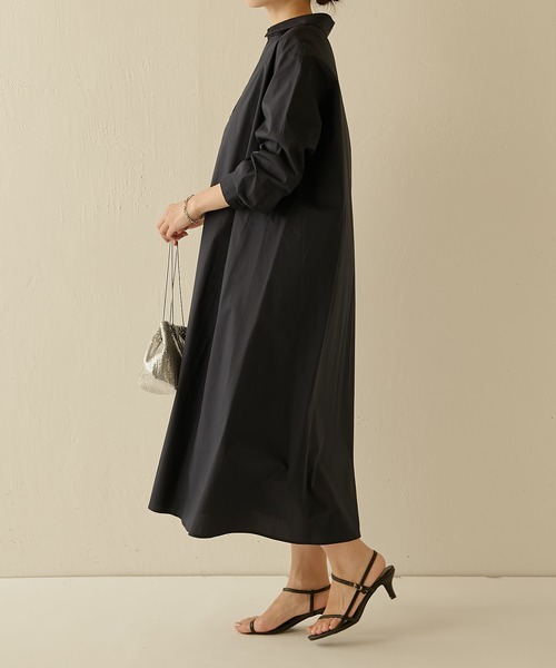 COLLAGE GALLARDAGALANTE（コラージュガリャルダガランテ）の「スキッパーシャツワンピース（シャツワンピース・レディース・ネイビー/オレンジ/ブルー・FREE）」の17枚目の写真