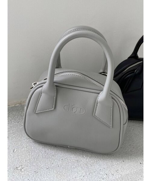 EMODA（エモダ）の「エンボスボックスバッグ（ハンドバッグ・レディース・ブラック/パープル/グレー・FREE）」の3枚目の写真