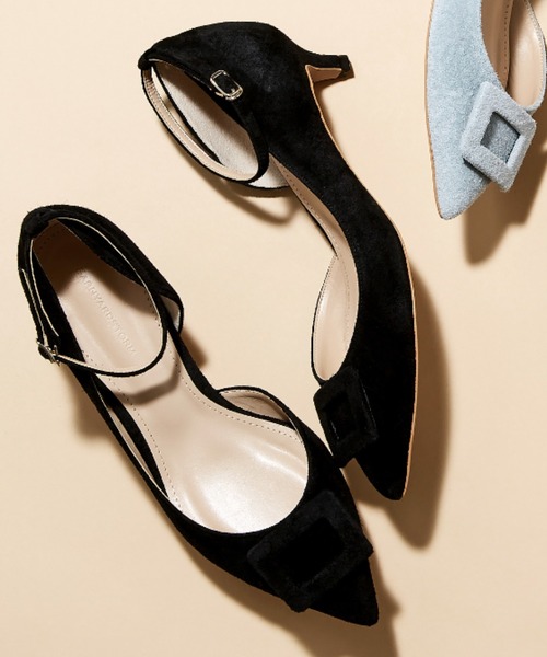 BARNYARDSTORM（バンヤードストーム）の「アンクルストラップパンプス（パンプス・レディース・ブラック/ベージュ/ライトブルー・35/36/37/38/39/40）」の2枚目の写真