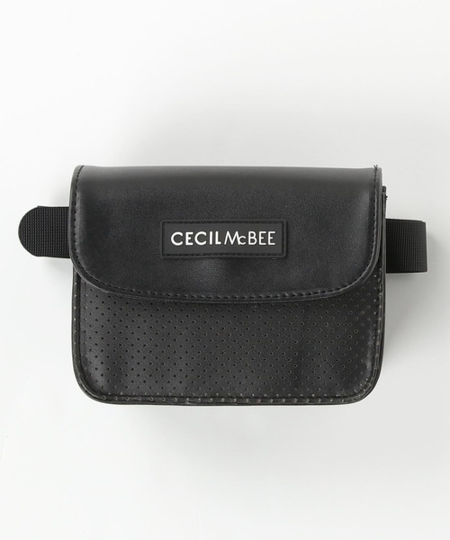 CECIL McBEE（セシルマクビー）の「CECIL McBEE bon voyage ベルトポーチ（ボディバッグ/ウエストポーチ・レディース・ブラック/ホワイト/ピンク・F）」の11枚目の写真