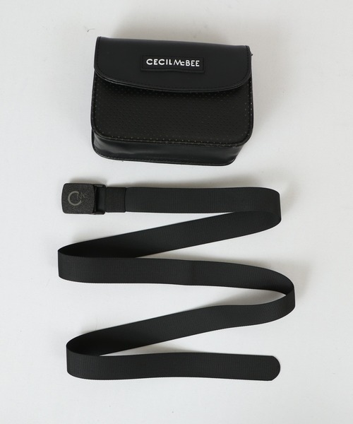 CECIL McBEE（セシルマクビー）の「CECIL McBEE bon voyage ベルトポーチ（ボディバッグ/ウエストポーチ・レディース・ブラック/ホワイト/ピンク・F）」の16枚目の写真