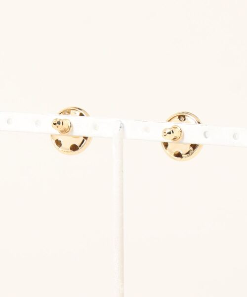 My shawty（ﾏｲｼｬｳﾃｨｰ）の「gold button pierce（ピアス（両耳用）・レディース・ゴールド・FREE）」の6枚目の写真