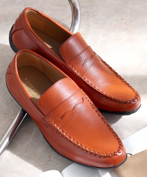 LASSU&FRISS（ラスアンドフリス）の「軽量 ドライビングローファー（ローファー・メンズ・ブラウン系その他/ブラック系その他/ベージュ/ネイビー/ホワイト/ブラウン/ブラック/グレー/ダークブラウン/レッド/ワイン・44/39/41/40/43/42）」の8枚目の写真